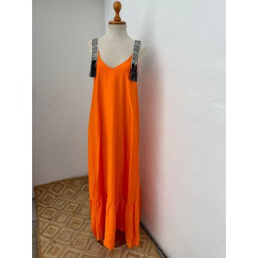 Vestido Tribal Naranja