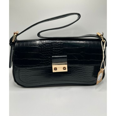 Bolso Baguette Negro