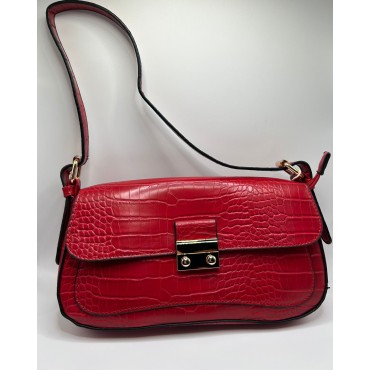 Bolso Baguette Rojo