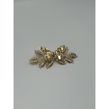 Broche Mariposa Hojas