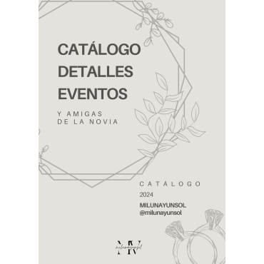 Catálogo Eventos Milunayunsol