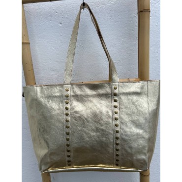 Bolso Shopper Dorado