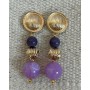 Pendientes Flamenca Alba Malva