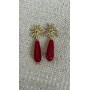 Pendientes Gota Rosa