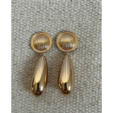 Pendientes Gota Dorados