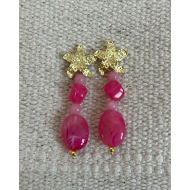Pendientes Gota Estrella