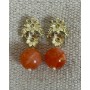 Pendientes Piedra Naranja