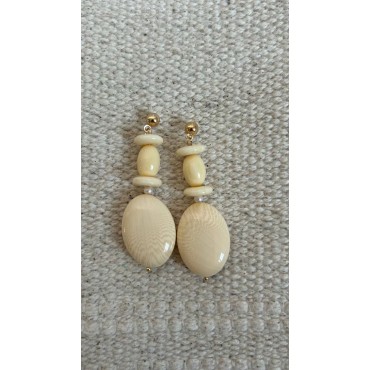 Pendientes Hueso Combinados