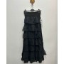 Falda Volantes Negro