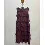 Falda Volantes Morado