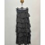 Falda Volantes Gris