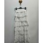Falda Volantes Blanco