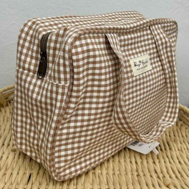 Bolso Neceser Vichy Beig