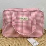 Bolso Neceser Vichy Rosa