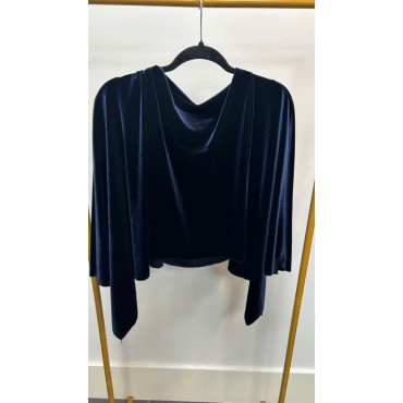 CAPA DE TERCIOPELO AZUL MARINO
