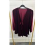 KIMONO CORTO LAZADA BURDEOS