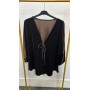 KIMONO CORTO LAZADA MARRÓN