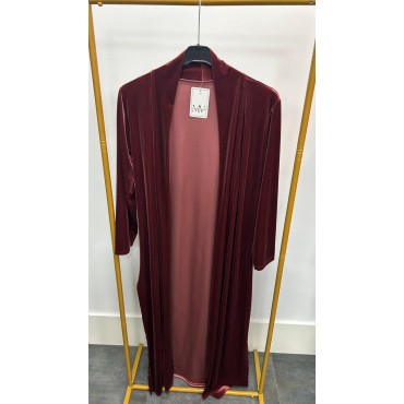 KIMONO MIDI TERCIOPELO CALDERA