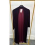 KIMONO MIDI TERCIOPELO BURDEOS