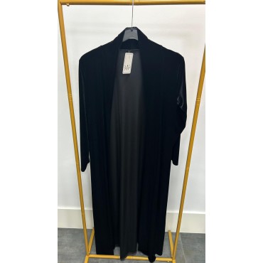 KIMONO MIDI TERCIOPELO NEGRO