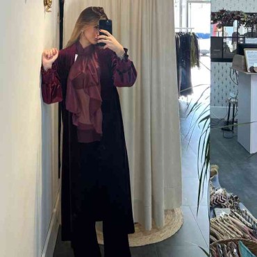 KIMONO GABRI BURDEOS