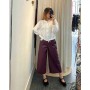 Pantalón Encerado Burdeos