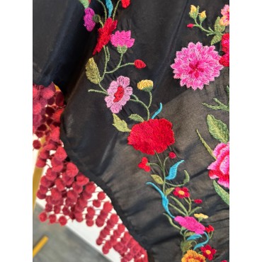 Mantoncillo morillas negro