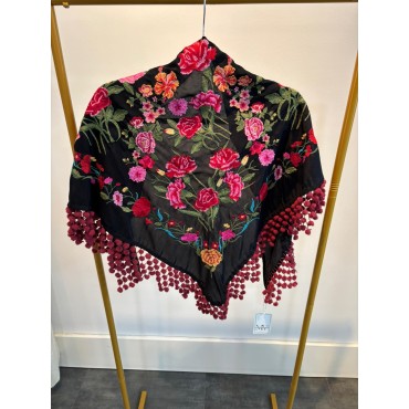 Mantoncillo morillas negro