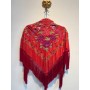Mantoncillo bordado rojo