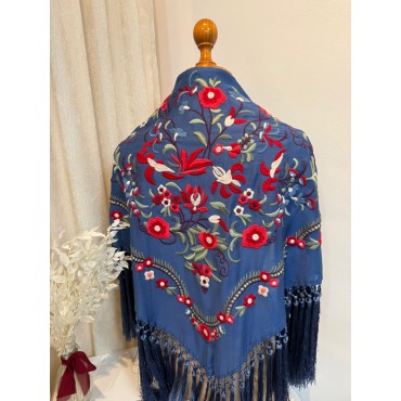 Mantoncillo Triana azul...