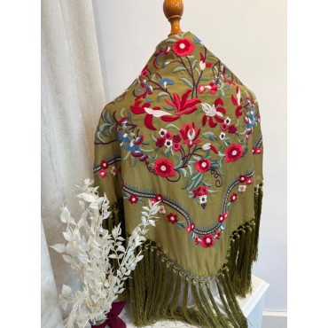 Mantoncillo Triana verde oliva