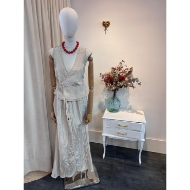 Conjunto falda raso
