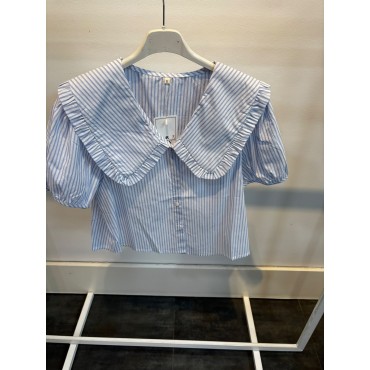 Camisa rayas manga globo