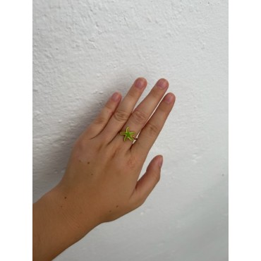 Anillo Estrella Verde