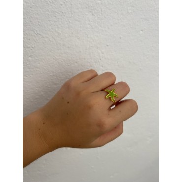 Anillo Estrella Verde