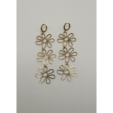 Pendientes Margarita Triple